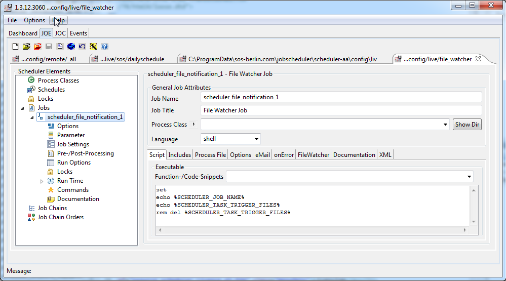 filewatcher with obersavable collection filewatcher with obersavable collection